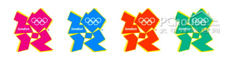 2012伦敦奥运会 不规则会徽设计