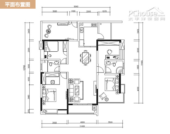 主卧大改造 13万装127平米四居室