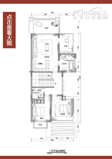 二层平面布局图