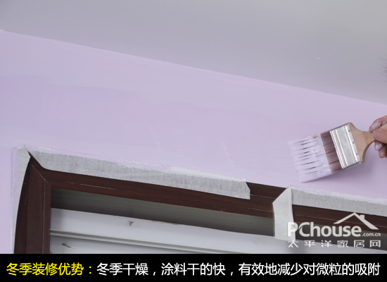 涂料施工效果好