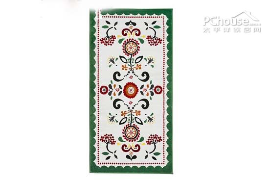 春节最炫中国风 荐宜家花元素短绒地毯