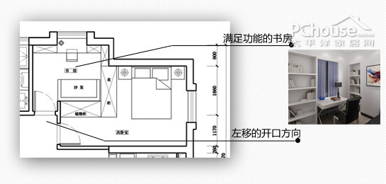 2,如果能设计成榻榻米床,书桌,书柜一体的最好了.