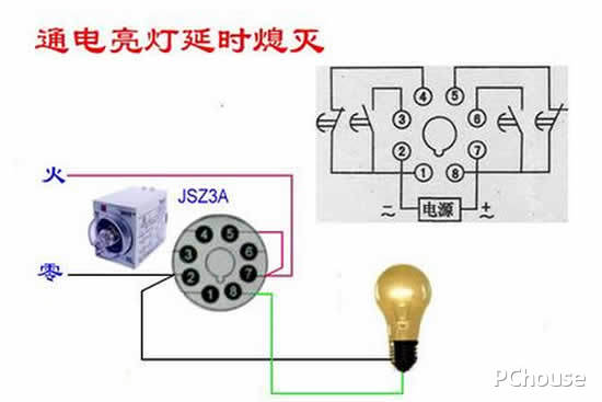 声控开关怎么安装 声控开关接线图