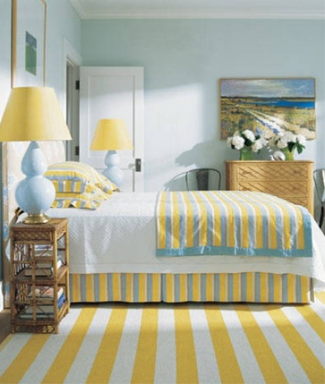 16家居装饰 流行黄蓝搭配方案