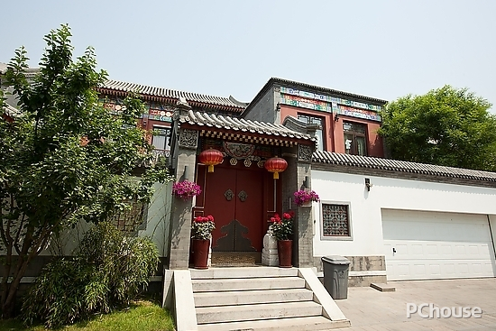 中式别墅庭院设计效果图