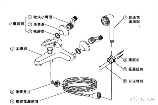 冷热水龙头结构图 冷热水龙头怎么拆