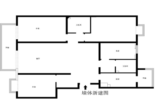 文艺而朴实 140平欧美风情三居室