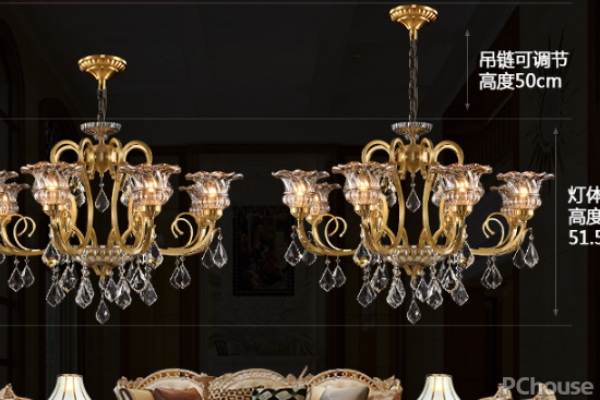 如何选择欧式客厅灯具 欧式水晶灯最新报价