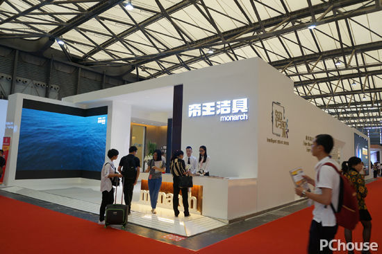 为智添色 帝王洁具携新品亮相上海厨卫展