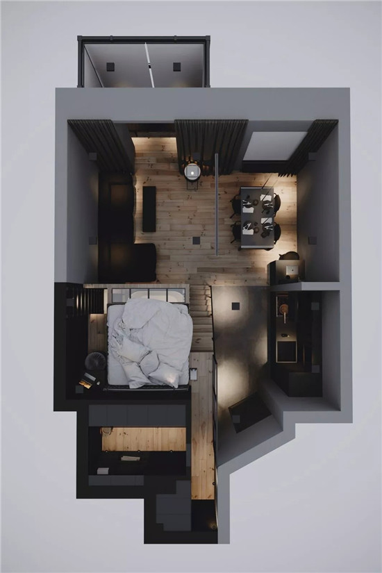 高級黑 LOFT，一半是設(shè)計，一半是情調(diào)