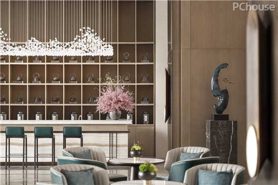 集艾×香榭蒂丨济南绿地国际博览城售楼处:诗意磅礴, 集艾×香榭蒂丨济南绿地国际博览城售楼处:诗意磅礴,