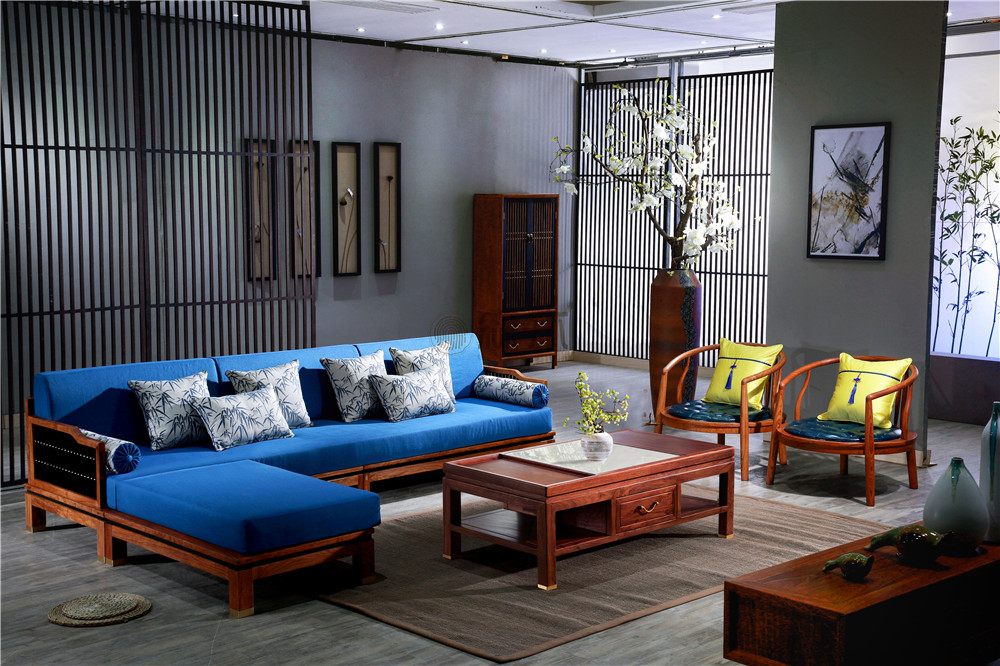 刺猬紫檀新中式家具，家居�b修的首�x