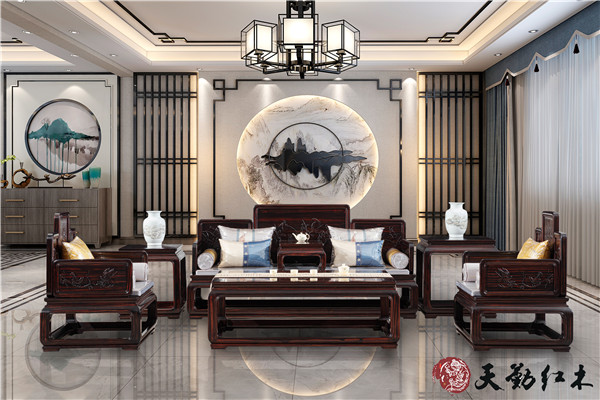 條紋烏木家具