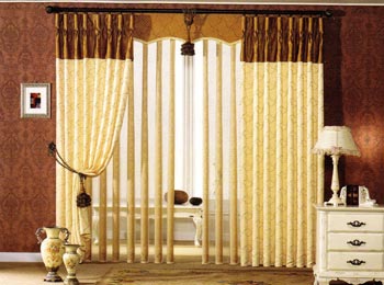 中式拼接窗帘中式棉麻窗帘图片8