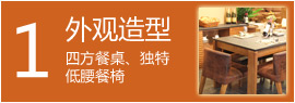 别致奢华 富尔康5509餐桌椅评测