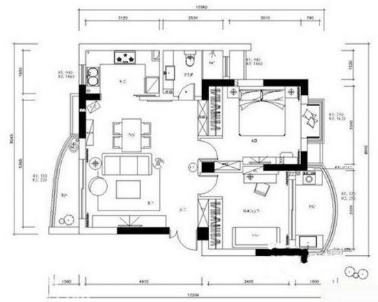 家居装修DIY 85平阳光休闲简约家