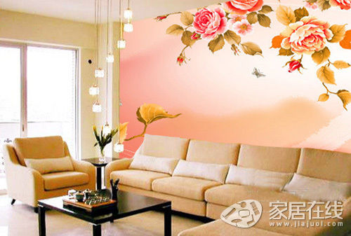 背景墙壁纸 展现家居装饰妩媚的窈窕身姿