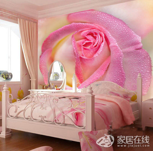 背景墙壁纸 展现家居装饰妩媚的窈窕身姿