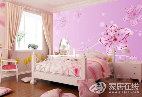 背景墙壁纸 展现家居装饰妩媚的窈窕身姿