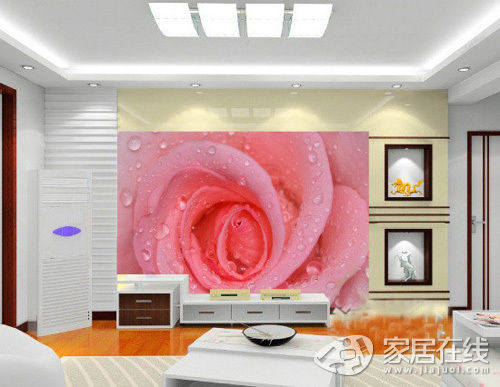 背景墙壁纸 展现家居装饰妩媚的窈窕身姿