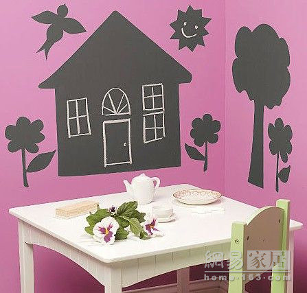 手绘墙饰 打造耀眼家居装饰