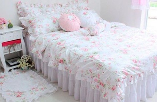卧室设计　唯美浪漫的卧室床品