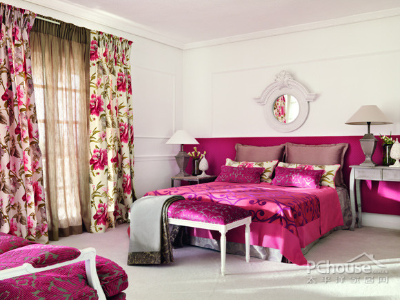 小户型卧室 8款窗帘搭配出春意空间
