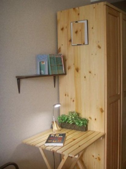室内装饰 8平米简约原木休闲小屋