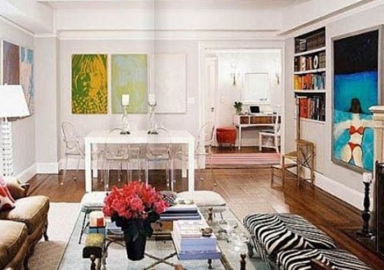 客厅巧收纳 网友装修层次感与时尚感