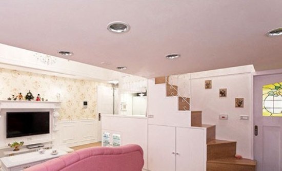 56平loft单身公寓 细致女的粉色公主梦
