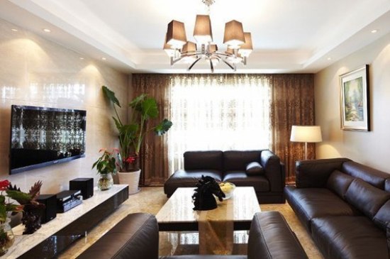 20万130平三居室设计 白色现代简约美家20万1