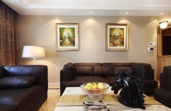 20万130平三居室设计 白色现代简约美家