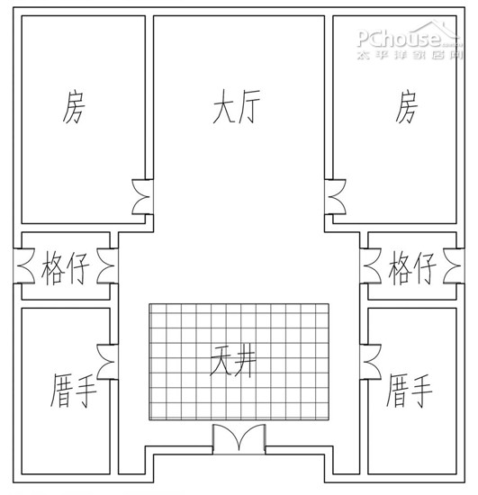 下山虎设计平面图图片