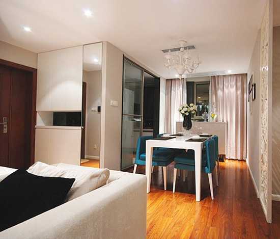 二居室装修效果图 年轻夫妇9万搞定80平