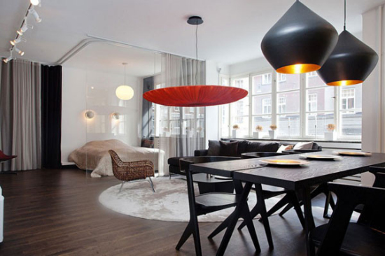 开放式空间 斯德哥尔摩65平公寓设计