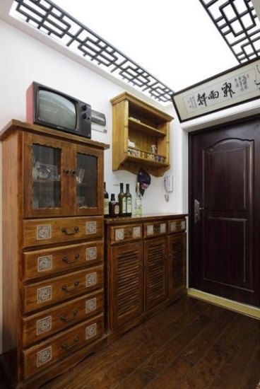 中式风格壁纸 打造60平米禅意小家