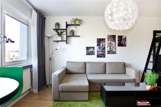 33平小户公寓设计 丰富不凌乱的空间