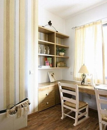 时尚家居装修 16款最美造型书房背景墙