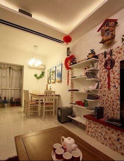 家居装修DIY 打造75平浪漫都市婚房