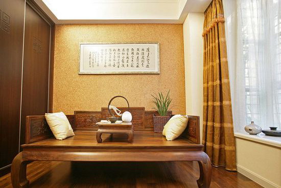 中式风格家居装修 万象更新的画面