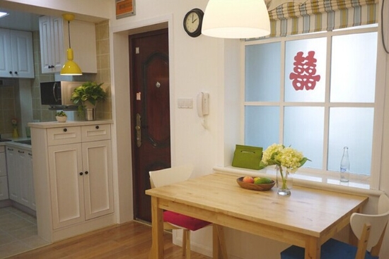 小清新婚房装饰 一室一厅照样温馨