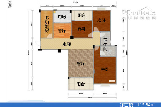 业主提供的原始户型图
