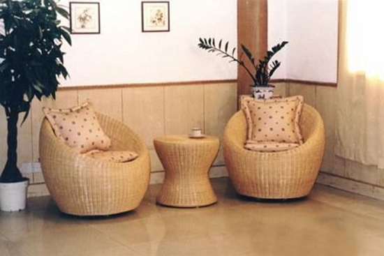感受清新的阳光味 环保藤编家具饰品