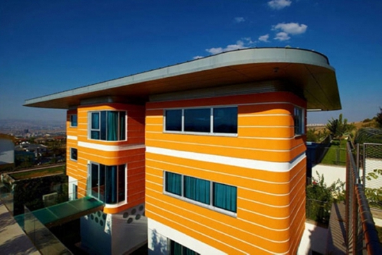 视觉享受 土耳其百变灯光橙色住宅