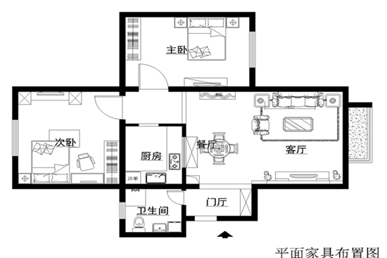 田园风格 3套适合年轻人的小户型案例