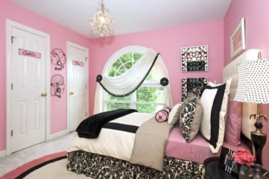 16个粉色卧室设计 粉嫩小女孩闺房