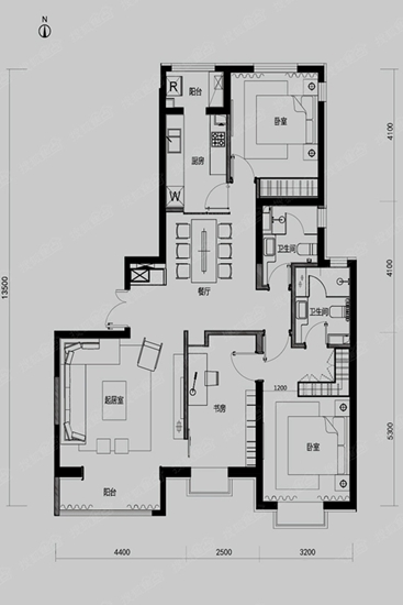 网友装修 30万全包130-150㎡三四居室