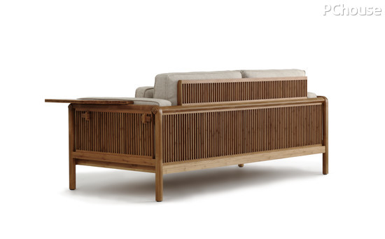 椅逍遥——单人独具东方留白意韵的设计,开放性地融合了西方沙发制作