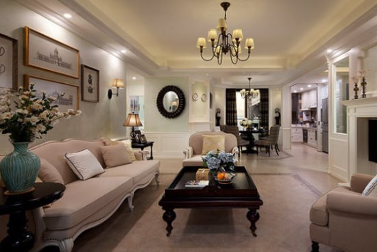 156平室内装饰 美式田园花园公寓