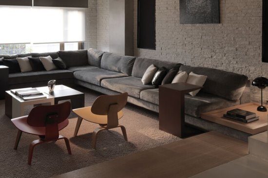 设计师装修 280平简约LOFT风公寓